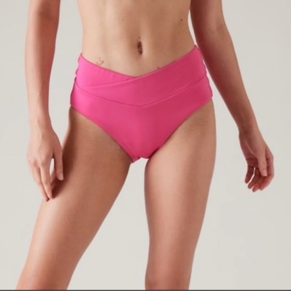 High Waist Crossover Bikini Bottom - Athleta - Picture 2 of 5
